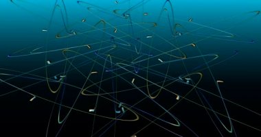 döngüler gökyüzünde uçmak