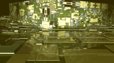 Aynasal yansımalar ekranda