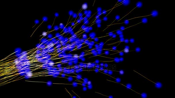 danse des sphères de couleur 