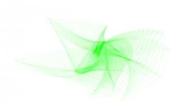 Ekrandaki renk kalıplarının dans