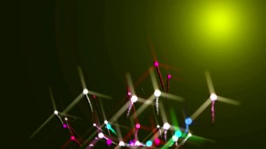 renkli çizgiler dans üstünde belgili tanımlık perde