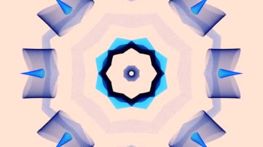 Ekrandaki renk kalıplarının dans