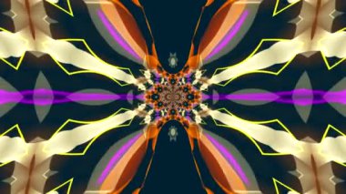 Ekrandaki renk kalıplarının dans