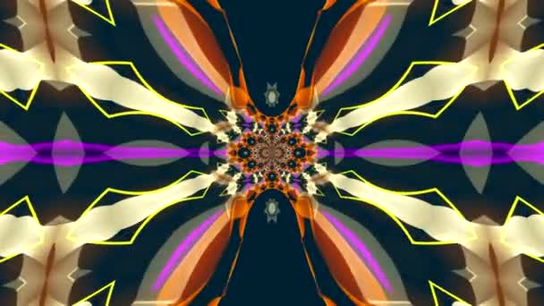 danse de motifs de couleurs sur l'écran 