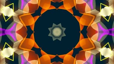 Ekrandaki renk kalıplarının dans