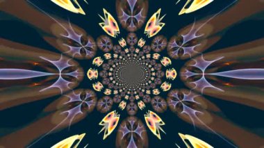 Ekrandaki renk kalıplarının dans