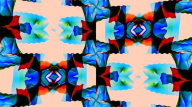 Ekrandaki renk kalıplarının dans