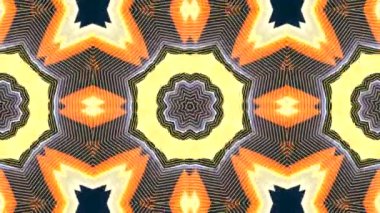 Ekrandaki renk kalıplarının dans