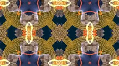 Ekrandaki renk kalıplarının dans