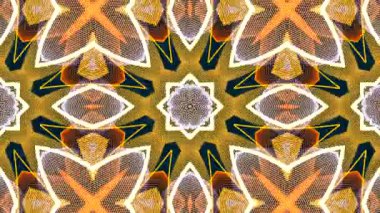 Ekrandaki renk kalıplarının dans