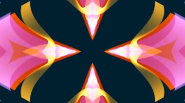 Ekrandaki renk kalıplarının dans