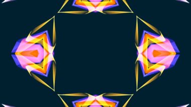 Ekrandaki renk kalıplarının dans