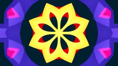 Ekrandaki renk kalıplarının dans