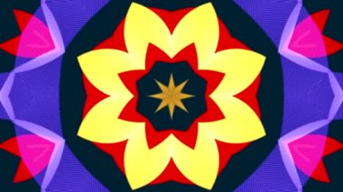 Ekrandaki renk kalıplarının dans