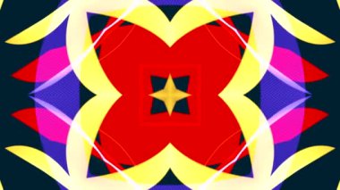 Ekrandaki renk kalıplarının dans