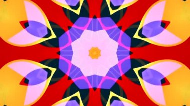 Ekrandaki renk kalıplarının dans