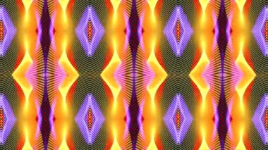 Ekrandaki renk kalıplarının dans