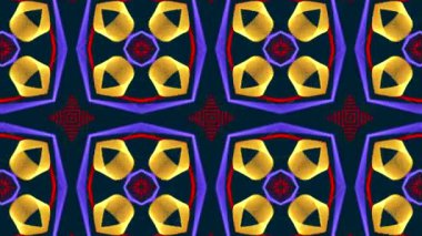 Ekrandaki renk kalıplarının dans