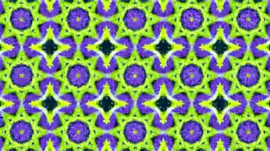 Ekrandaki renk kalıplarının dans