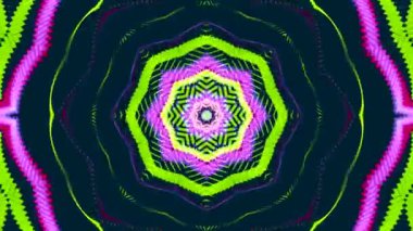 Ekrandaki renk kalıplarının dans