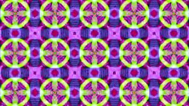 Ekrandaki renk kalıplarının dans