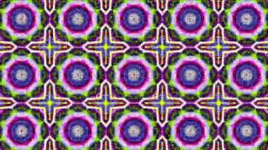 Ekrandaki renk kalıplarının dans