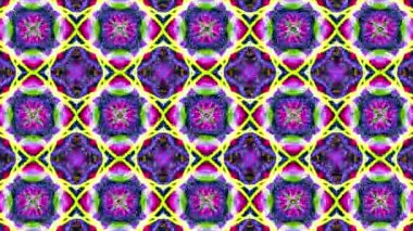 Ekrandaki renk kalıplarının dans