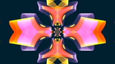 Ekrandaki renk kalıplarının dans