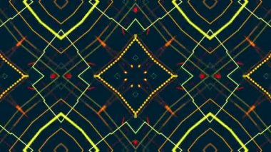 Ekrandaki renk kalıplarının dans