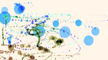 Ekrandaki renk kalıplarının dans