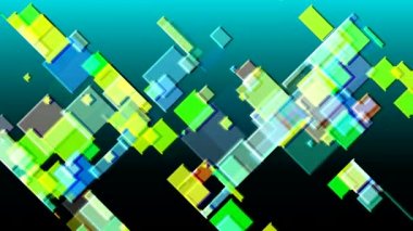 Ekrandaki renk kalıplarının dans