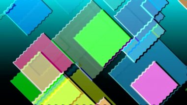 Ekrandaki renk kalıplarının dans