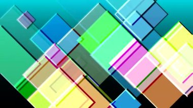 Ekrandaki renk kalıplarının dans