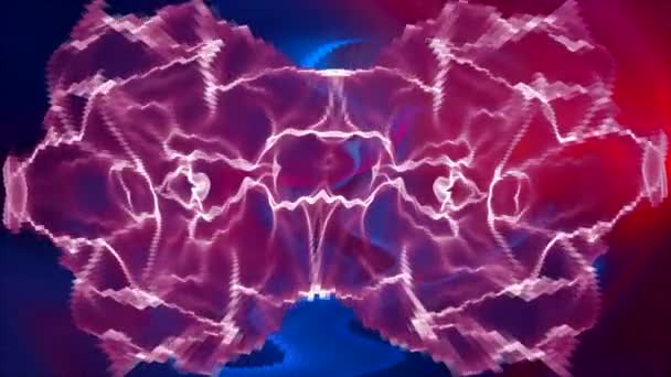 danse de motifs de couleurs sur l'écran 