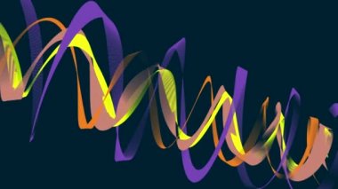 renkli bantlar dans üstünde belgili tanımlık perde