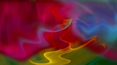 Ekrandaki renk kalıplarının dans