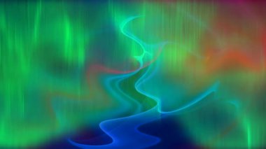 Ekrandaki renk kalıplarının dans