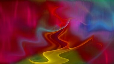 Ekrandaki renk kalıplarının dans