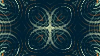 Ekrandaki renk kalıplarının dans