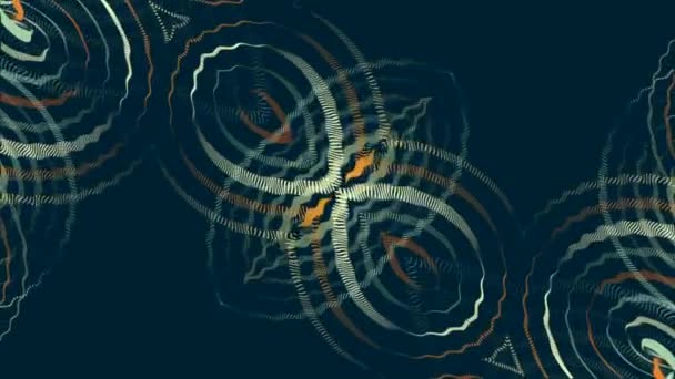 Taniec Wzorców Kolorów Ekranie — Wideo stockowe
