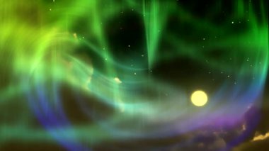 Ekrandaki renk kalıplarının dans