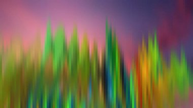 Ekrandaki renk kalıplarının dans