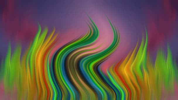 danse de motifs de couleurs sur l'écran 