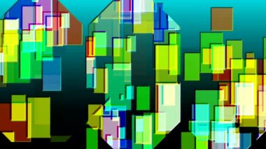 renkli dikdörtgenlerin dans üstünde belgili tanımlık perde