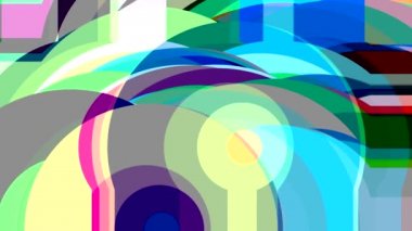 Ekrandaki renk kalıplarının dans