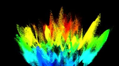 Ekrandaki renk kalıplarının dans