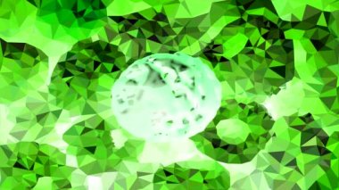 Ekrandaki renk kalıplarının dans