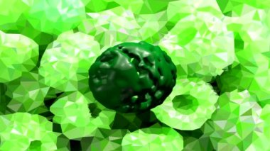 Ekrandaki renk kalıplarının dans