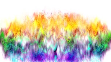 Ekrandaki renk kalıplarının dans