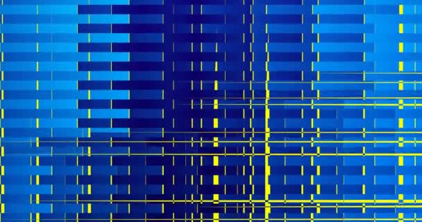 Immagini Geometriche Colori Sullo Schermo — Video Stock